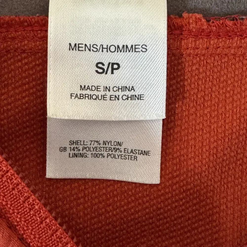 The North Face Flight Series Jacket Men's Size Small Orange Lightweight Full Zip